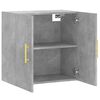 vidaXL Wall Cabinet Concrete Gray 23.6"x12.2"x23.6" Engineered Wood