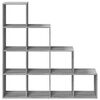 vidaXL Room Divider Bookcase Grey sonoma Engineered wood