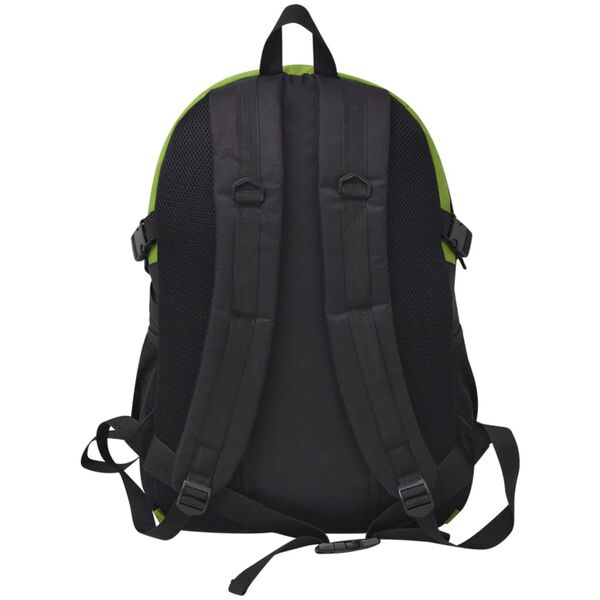 vidaXL Hiking Backpack 10.6 gal Black and Green