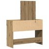 vidaXL Dressing Table artisan oak 100 x 40 x 130 cm Engineered wood