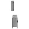 vidaXL Bathroom Furniture Set Grey sonoma