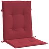 vidaXL Patio Lowback Chair Cushions 6 pcs Wine Red 39.4x19.7x1.2" Oxford Fabric