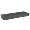 vidaXL Pallet Cushion Set 2 pcs Anthracite 47.24 x 15.75 x 3.15 in