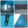 vidaXL Family Tent with Roof Blue and Grey 244.09 x 126.77 x 94.49 in