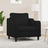 vidaXL Sofa Chair Black Fabric (100% polyester), metal, foam Small-Sized