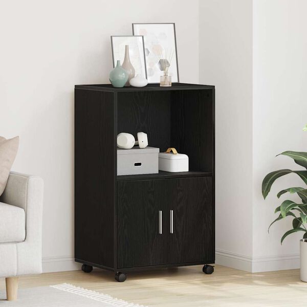 vidaXL Cabinet Black Oak 55 x 40 x 82 cm