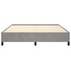 vidaXL Bed Frame Light Gray