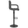 vidaXL Bar Stool Set of 2 Dark Gray