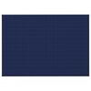 vidaXL Weighted Blanket Blue Cotton, Polyester, Glass Beads 61 x 87 in