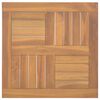 vidaXL Table Top Teak Solid Teak Wood 19.7 x 19.7 in Durable Table Top