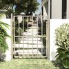 vidaXL Garden Gate 39.4" x 47.2" Stainless Steel