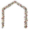 vidaXL Christmas Garland Green, Gold, Red PVC 20 meters