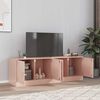 vidaXL TV Cabinet Set of 2 Pink Cold-rolled steel Medium TV Cabinet