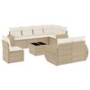 vidaXL Garden Sofa Set Beige