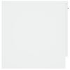 vidaXL Bedside Cabinet Set of 2 White Engineered wood 15.7x15.4x15.7 in
