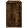 vidaXL Desk Smoked oak Engineered wood 40.2x19.7x29.5 in Desk