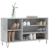 vidaXL Shoe Cabinet Concrete grey Engineered wood Medium Shoe Cabinet