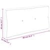 vidaXL Pallet Cushion Cream 31.5"x15.7"x4.7" Fabric