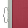 vidaXL Side Awning Red Polyester with PU coating 47.2 x 118.1 in