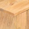 vidaXL Sideboard Natural Timber Solid Mango Wood Sideboard Rectangular