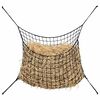 vidaXL Hay Net Set of 2 Black Polypropylene 59.1 x 35.4 in Collapsible