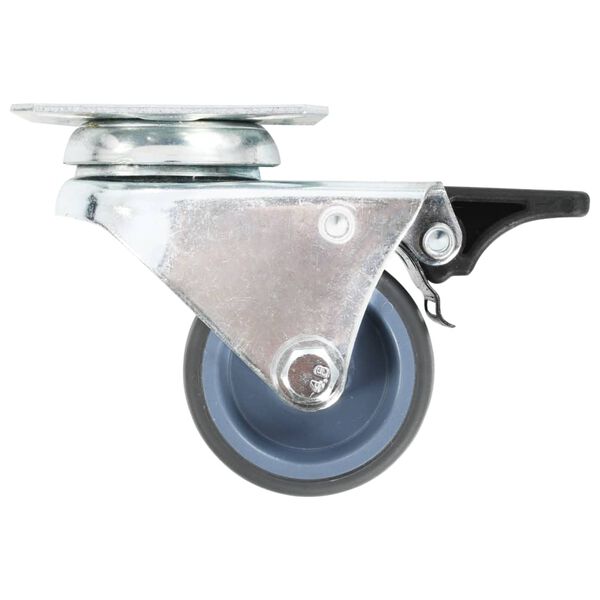 vidaXL 8 pcs Twin-wheel Swivel Casters 1.97 " (2x143439)