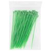 vidaXL Artificial Fern Leaf Fence Set of 6 Green PE (Polyethylene)
