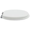 vidaXL Toilet Seats with Soft Close Lids 2 pcs MDF White (2x140798)