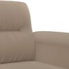 vidaXL Sofa Set Taupe Microfiber fabric, metal, plywood