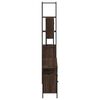 vidaXL Bathroom Furniture Set Brown Oak
