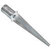 vidaXL Ground Spikes 2 pcs Silver 3.1x24.0" Galvanised Steel