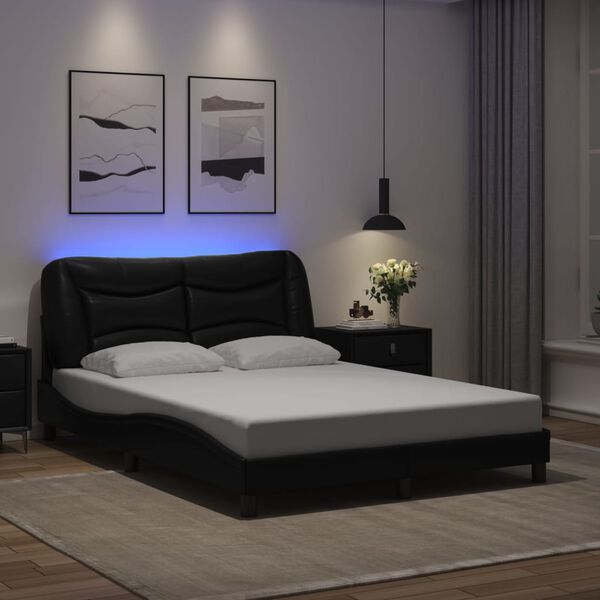vidaXL Bed Frame Black