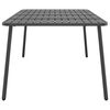 vidaXL Garden Table Anthracite Steel with e-coating and powder-coating