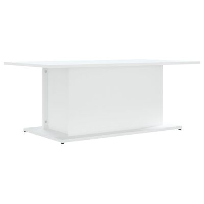 vidaXL Coffee Table White 40.2"x21.9"x15.7" Engineered Wood