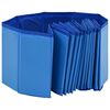 vidaXL Dog Swimming Pool Blue PVC Large Foldable Dog Swimming Pool