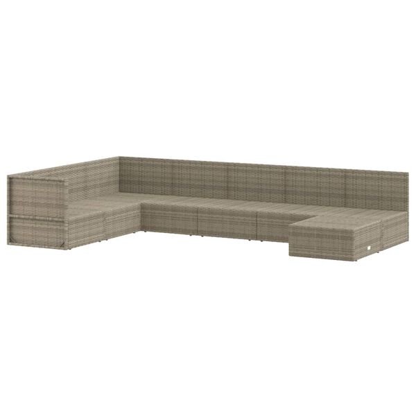 vidaXL Garden Lounge Set Grey