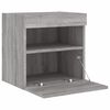 vidaXL TV Wall Cabinet Set of 2 Gray Sonoma Engineered Wood