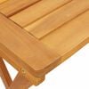 vidaXL Garden Table Natural wood Solid acacia wood with an oil finish