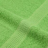 vidaXL Shower Towel Set of 2 Apple Green 100% Cotton 27.6 x 55.1 in