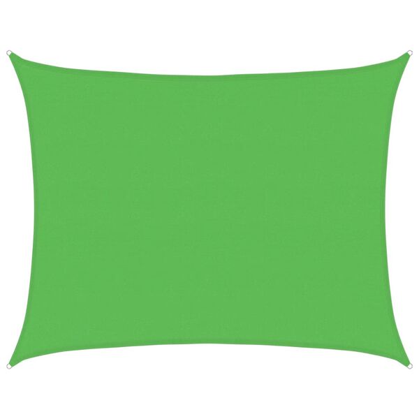 vidaXL Sunshade Sail 1.75 oz/ft² Light Green 19.7x23.0' HDPE