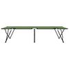 vidaXL Folding Camping Bed Folding Green 81.10 x 29.92 x 29.13 in