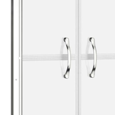 vidaXL Shower Door Half Frosted ESG 39.8"x74.8"