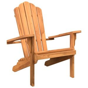 vidaXL Garden Adirondack Chair Teak Solid teak wood Medium Durable