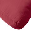 vidaXL Pallet Cushion Wine red 100% polyester 20 x 20 x 4.7 in Cushion