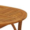 vidaXL Garden Table Brown Solid acacia wood Large Durable Garden Table