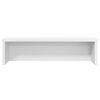 vidaXL Kitchen Racks Stackable 2 pcs White 19.7x5.9x6.3"