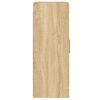 vidaXL Wall Mounted Cabinet Set of 2 Sonoma Oak