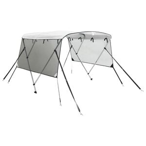 vidaXL 3-bow Bimini Top with Mesh Sidewalls 72.0x(53.9-59.8)x53.9"