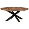 vidaXL Dining Table Honey Solid Acacia wood Large Durable Dining Table