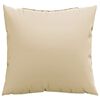 vidaXL Sofa Cushion Set of 4 Beige 100% polyester 19.7 x 19.7 in